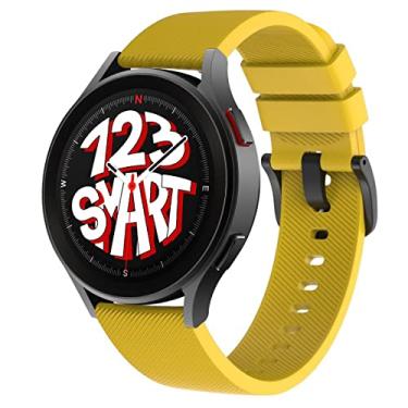 Imagem de Pulseira de Silicone com Fecho Preto Marca 123Smart Compatível com Galaxy Watch 4 / Watch 5 Watch 6 / Watch 7 /Watch5 Pro R900 R910 R920 R905 R915 R925 40mm 44mm 45mm