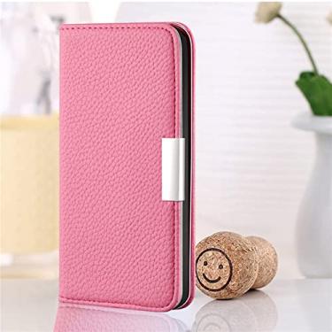 Imagem de Capas de telefone flip moda luxo para Samsung Galaxy S22 S21 S20 S10 S10E S9 S8 Ultra Plus Edge FE capa de couro à prova de choque, rosa, para S22 Plus