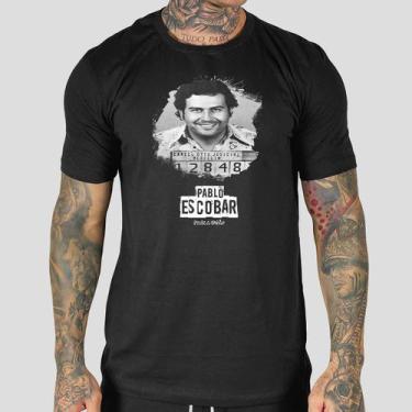 Imagem de Camiseta Masculina Algodão Premium Pega A Visao Pablo Escobar - Mp Mod