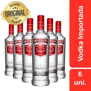 Imagem de Kit Vodka Smirnoff 998Ml - 6 Garrafas