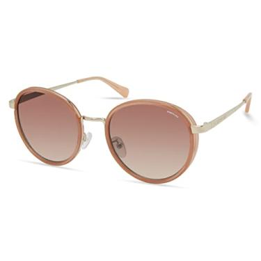 Imagem de Kenneth Cole New York Óculos de Sol Redondo Femininos, Rosa brilhante/marrom gradiente, 53mm