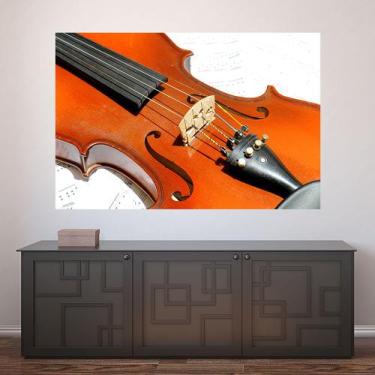 Imagem de Painel Adesivo De Parede - Violino - Instrumento Musical - 612Pnm - Al