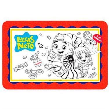 Bloco Adesivo para Colorir Luccas Neto, Formato: 152mm x 211mm, Tilibra