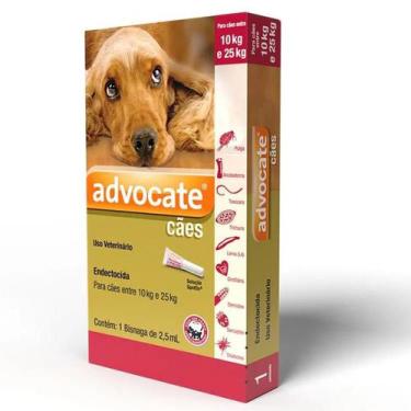 Imagem de Antipulgas Advocate Cães 10 A 25Kg 1 Pipeta - Bayer