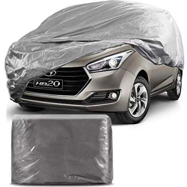 Imagem de Capa Para Cobrir Carro Forro Impermeável Hyundai Hb20 Tamanho P