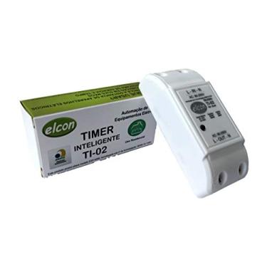 Imagem de Timer Elcon Interruptor Inteligente, TI-02, Funciona com Alexa, Branco