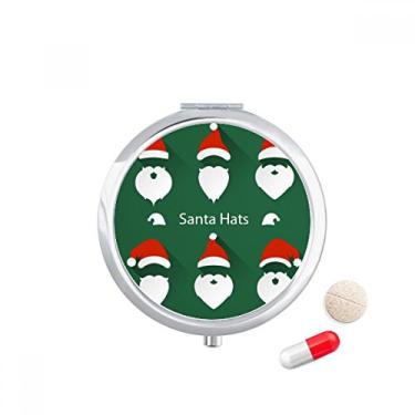 Imagem de Porta-comprimidos, porta-comprimidos, bolso de Natal, Papai Noel, caixa de armazenamento de remédios