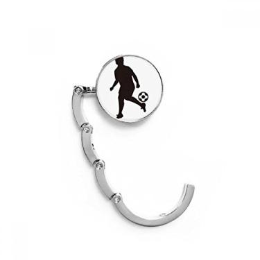 Imagem de Gancho de mesa com fecho decorativo e suporte dobrável para futebol americano