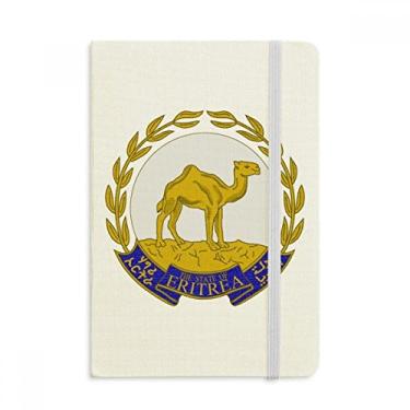 Imagem de Caderno com emblema nacional da África da Eritreia com capa dura em tecido
