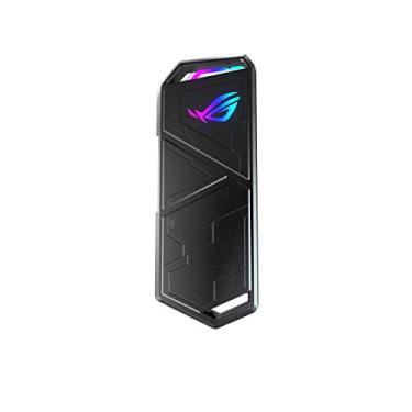 Imagem de ASUS ROG STRIX Arion Alumínio liga M.2 NVMe SSD Externo Portátil Enclosure Adaptador, USB 3.2 Gen 2 Tipo-C (10 Gbps), USB-C para C e USB-C para A, Cabe PCIe 2280/2260/2242/2230 M Tecla/B+M