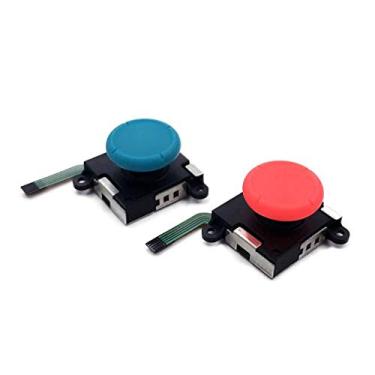 Imagem de Botão Analógico 3d Joy-con Nintendo Switch Azul E Vermelho