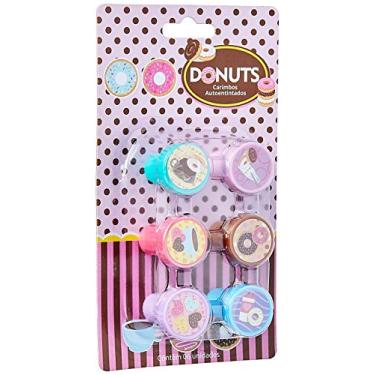 Imagem de Carimbo Infantil Auto Entintado, Donuts, YES, CB0613SOR, 6 Blisters sortido