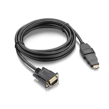 Imagem de Cabo Multilaser HDMI-VGA 1.5M com Adaptador - WI269