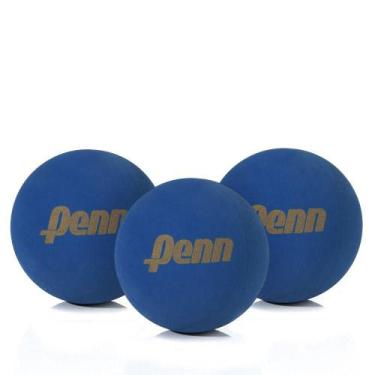 Imagem de Bola De Frescobol Penn Azul - Pacote Com 3 Unidades