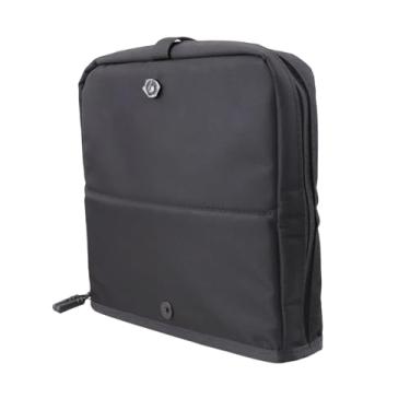 Imagem de Milageto Organizador de pincéis de maquiagem, bolsa de maquiagem compacta, pode conter 100 pincéis, bolsa cosmética grande para ferramentas de beleza, artistas