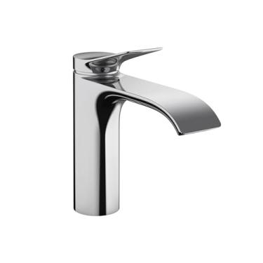 Imagem de hansgrohe Vivenis Torneira de pia de banheiro moderna com 1 manípulo, 1 furo 17,78 cm de altura, cromada, 75020001