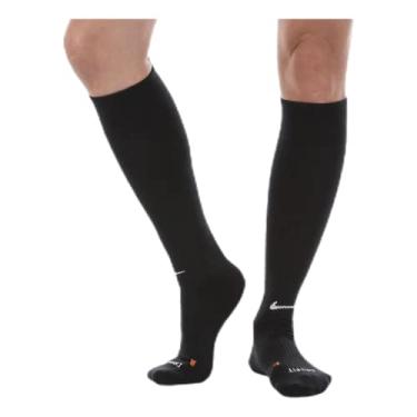 Imagem de NIKE Unisex Academy Over-The-Calf Soccer Socks, Black/White, Large