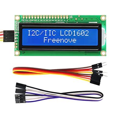Imagem de Freenove Módulo I2C LCD 1602, novo tipo IIC TWI serial 16x2 Display, compatível com Arduino Raspberry Pi Pico ESP32 ESP8266