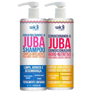 Imagem de Kit Widi Care Linha Juba Shampoo 1L e Condicionador 1L