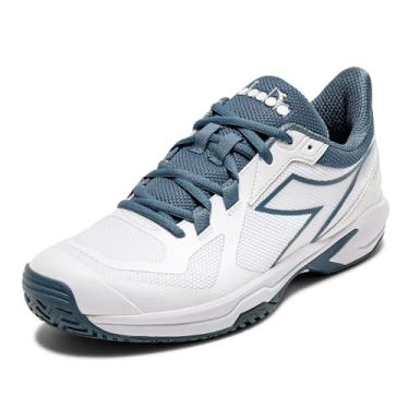 Imagem de Diadora Tênis masculino Trofeo 2 All Ground Pickleball (branco/vista do oceano, 41)