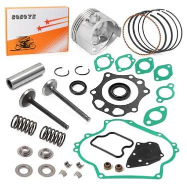 Imagem de Kit de reconstrução de extremidade superior de 0,25 mm de pistão e anel de admissão de válvula de escape e vedação de mola para clube DS carro de Precedent Golf Cart FE290 Motor 1992 acima