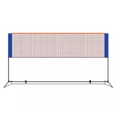 Imagem de Suporte De Rede De Badminton Dobrável Com Saco De Armazenamento, Rede De Pickleball Com Suporte, Para Campo Esportivo E Academia, Estrutura Robusta (Size : 4.1m/14ft)