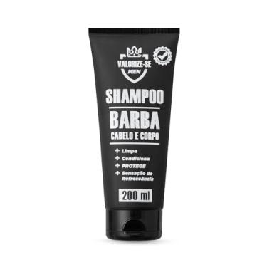 Imagem de Shampoo 3 em 1 - Barba, Cabelo e Corpo 200 ml - VALORIZE-SE MEN