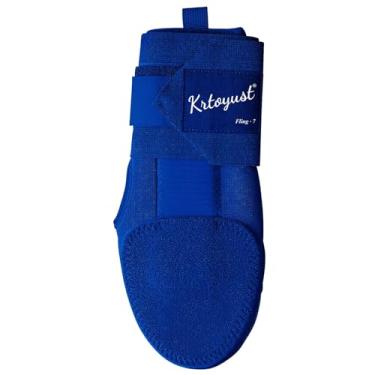 Imagem de KRTOYUST® Luva deslizante – Luva deslizante de beisebol e softbol com alça elástica de compressão, design personalizado para jovens e adultos (mão esquerda, azul royal, adulto)