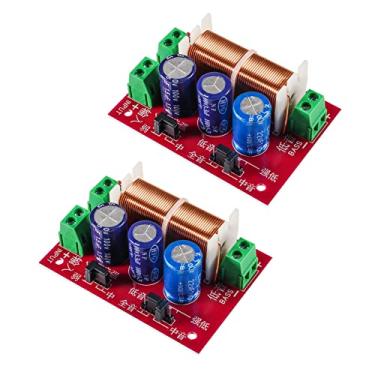 Imagem de DIANN 2 peças de 400 W ajustáveis multi alto-falantes agudos/graves 2 unidades divisor de frequência de áudio 2 vias filtros crossover