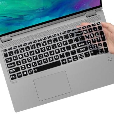 Imagem de Capa de teclado de impressão grande para Lenovo Yoga 7i 39.6 cm 40.6 cm, IdeaPad 3/IdeaPad 3i 15.6 17.3, IdeaPad 5/IdeaPad 5i 15.6 17.3, IdeaPad Flex 5/Flex 5 15.6, Yoga Slim 7 15, IdeaPad Slim 7