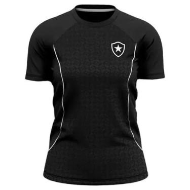 Imagem de Camiseta Braziline Affix Botafogo Feminino - Preto