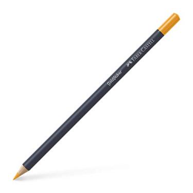 Imagem de Faber-Castell Creative Studio Goldfaber Colour Pencil (112), amarelo cromado escuro, lápis único, para arte, artesanato, desenho, esboço, casa, escola, universidade, colorir