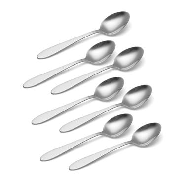 Imagem de Oneida Colheres de chá Taylor Everyday Flatware, conjunto de 8 aço inoxidável 18/0, conjunto de talheres