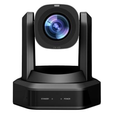 Imagem de Runpu AI Auto-Tracking PTZ Camera Live Streaming 20X Optical Zoom With SDI/HDMI/USB3.0/IP .Ptz Conference Camera FHD 1080P/60FPS,PoE Supports for Church Services, Worship, Education, YouTube Facebook