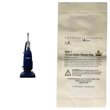 Imagem de Aspirador de Pó Profissional Sanitaire com Saco de Substituição, 110V, Azul