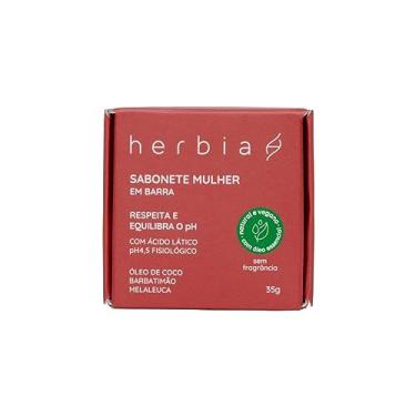 Imagem de Sabonete íntimo Mulher em barra Natural e Vegano 35g Herbia