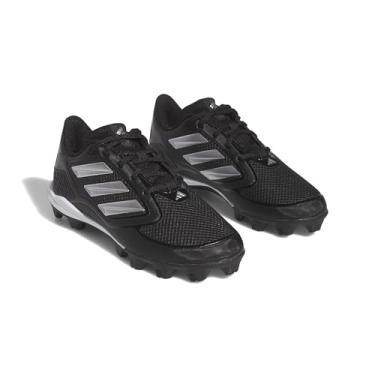 Imagem de adidas Tênis unissex infantil Purehustle 3 moldado, Preto/Prata Metálico/Prata Metálico, 10 Toddler