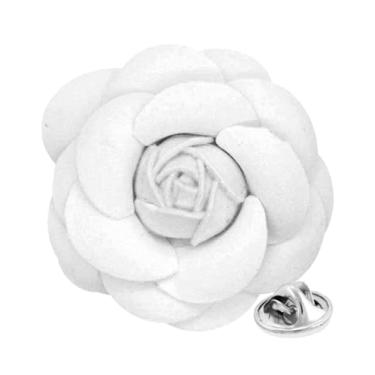 Imagem de Vittorio Vico Broche de lapela de couro formal masculino premium - Boutonniere para homens, broche, 2.5" (6.36CM), Couro, Não aplicável