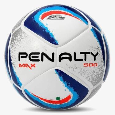 Imagem de Bola De Futsal Penalty Max 500 Termotec XXIV Branco e Azul