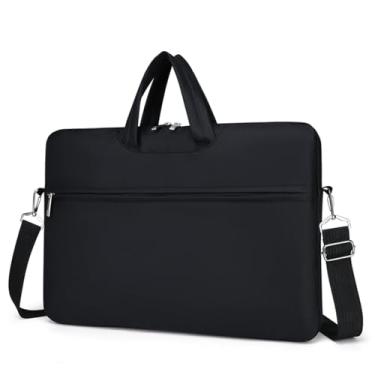 Imagem de TOKSHOP Capa Case para Notebook até 15.6 Polegadas Alça Bolsa de Ombro Removível (Preto)