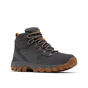 Imagem de Columbia Newton Ridge Plus II Bota masculina de camurça impermeável para caminhada, Cinza escuro/âmbar dourado, 7.5 Wide