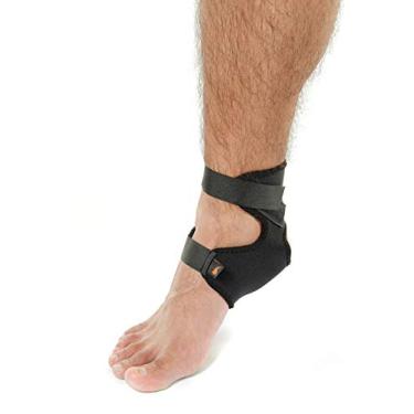 Imagem de Protetor de Tornozelo Tornozeleira Neoprene Ajustável - Preta - Unid