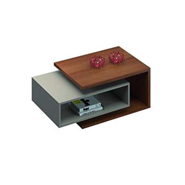 Imagem de Mesa de Centro Retangular Diva Candian JCM Móveis Noronha/Off White