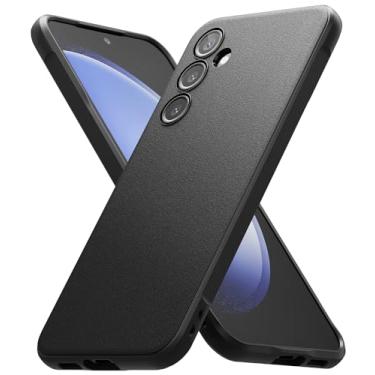 Imagem de Ringke Onyx [Sensação boa na mão] Capa compatível com Samsung Galaxy S23 FE, tecnologia anti-impressão digital evita manchas oleosas antiderrapante com aderência melhorada recortes precisos para lentes de câmera - Preto