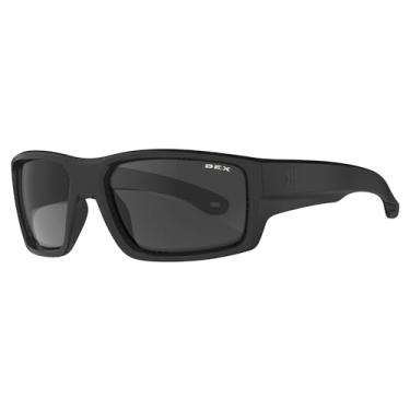 Imagem de BEX® ÓCULOS DE SOL ATIVOS DE MOLDURA COMPLETA DE ESCRITOR DE ÓCULOS DE SOL - 3 CORES CLASSIFICADOS MIL-PRF-31013., Preto/cinza
