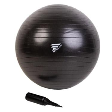 Imagem de Bola de Pilates Suiça Fisioterapia Targ Me 55 cm com Bomba Ginástica Yoga (Preto)