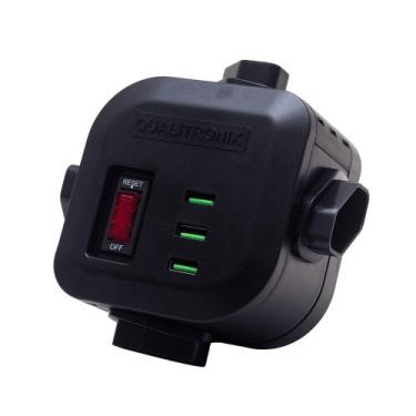 Imagem de Filtro De Linha Torre 4 Tomadas + 3 USB Bivolt Qualitronix