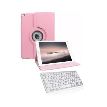 Imagem de Capa Case Com Teclado Bluetooth Para iPad 7,8,9 Geração 10.2 - Fam 