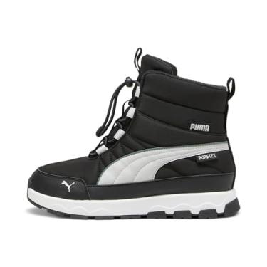Imagem de PUMA Bota de chuva unissex infantil Evolve, Puma Preto-cinza cinza-puma branco, 17