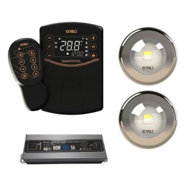 Imagem de 2x led 10w tholz + fonte 60w +  smartpool, 10W